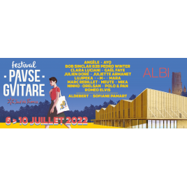 Festival Pause Guitare 2022 : pass samedi, Albi, le 09/07/2022