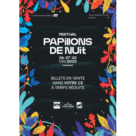 Festival Papillons de Nuit 2023 - Pass 3 Jours, Saint Laurent De Cuves, le 26/05/2023