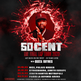 50 Cent - The Final Lap Tour 2023, Nanterre 