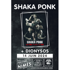 Festival de Nîmes - Shaka Ponk, Nîmes, le 30/06/2024