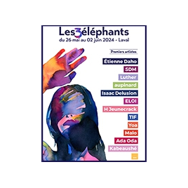 FESTIVAL : LES 3 ELEPHANTS 2024 - 1 JOUR
