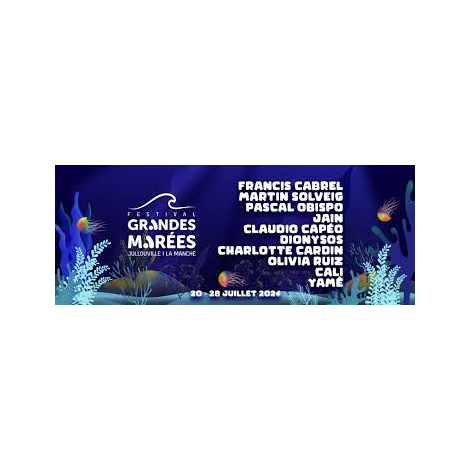 Festival Grandes Marées : FRANCIS CABREL + CALI, Jullouville 