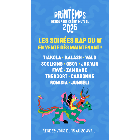 Printemps de Bourges : Kalash, Vald, Oboy, Jok'Air, Zamdane, Jungeli, Bourges 