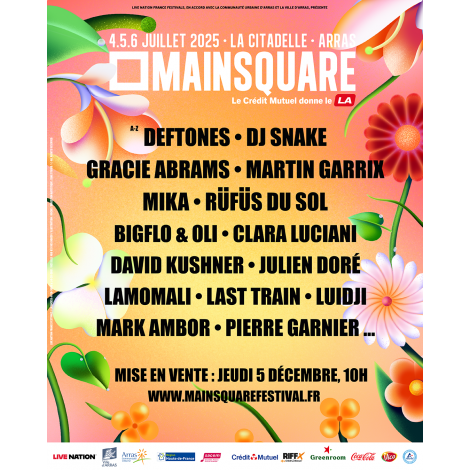 Festival  Main square : Pass 3 jour, Arras 