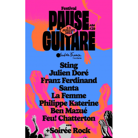 Festival  Pause guitare : PASS 3 J PRATGRAUSSALS - JEU / VEN / SAM, Albi, le 05/07/2025