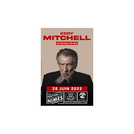 EDDY MITCHELL, Nîmes, le 28/06/2025