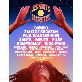 FESTIVAL LES NUITS SECRETES-PASS 1 JOUR