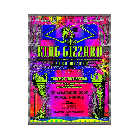 KING GIZZARD AND THE LIZARD WIZARD, Boulogne Billancourt, le 05/11/2025