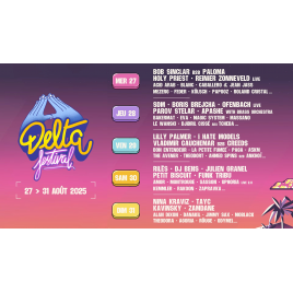 DELTA FESTIVAL - PASS 3 JOURS