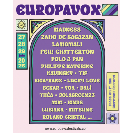 EUROPAVOX 2025 - PASS 3 JOURS