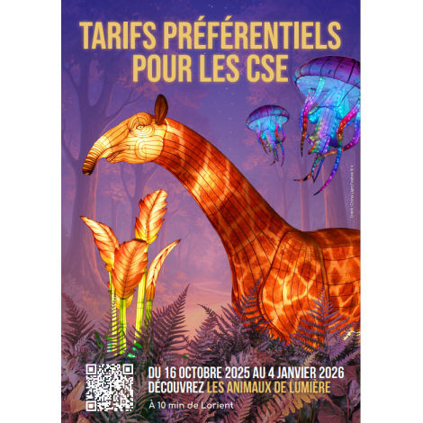Terres de Nataé - Animaux de lumières, Pont-Scorff 