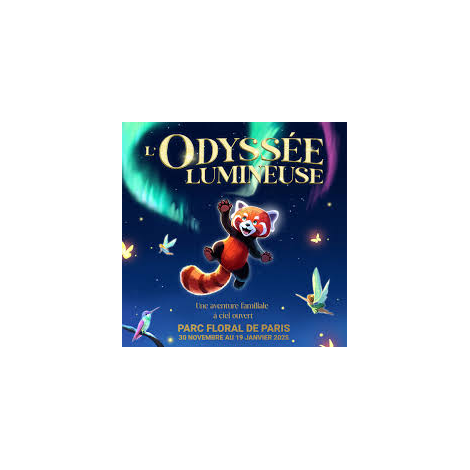 L'ODYSSEE LUMINEUSE - BILLET DATE, Paris 