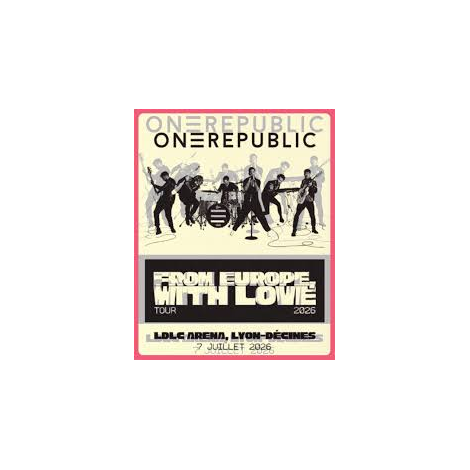 ONEREPUBLIC, Décines-Charpieu, le 07/07/2026