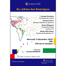 Orchestre EDF : Concert au rythme des amériques, Paris 