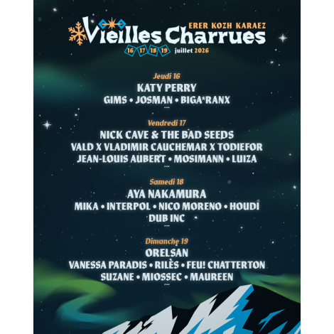 Les Vieilles Charrues Pass 3 Jours (V/S/D), Carhaix 