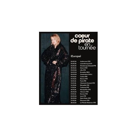 COEUR DE PIRATE, Valenciennes, le 05/12/2026