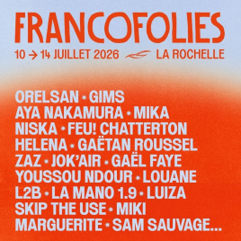 Francofolies 2026 : INO CASABLANCA / ARTISTE CHANTIER 