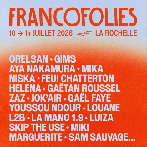 Francofolies 2026 : AGNES JAOUI / CLARISSE LAVANANT, Salle Bleue (La Rochelle) 