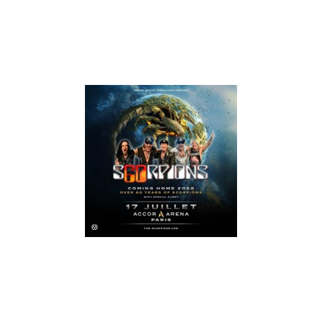 SCORPIONS, Paris, le 17/07/2026