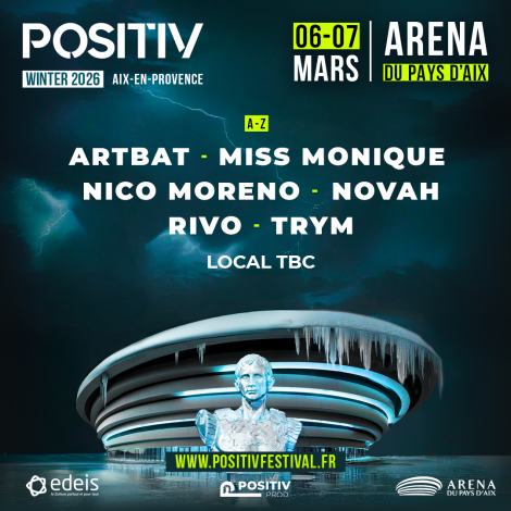 Festival Positiv Winter - Pass VENDREDI, Aix-en-Provence 