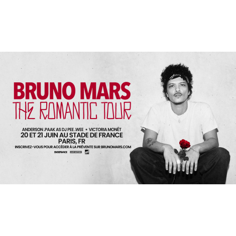 BRUNO MARS - The Romantic Tour, Saint-Denis La Plaine 