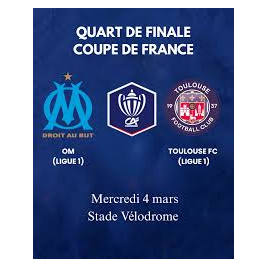 OM / TOULOUSE FC - Coupe de France - Quart de finale, Marseille, le 04/03/2026