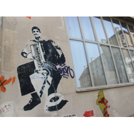 Paris street art à la butte-aux-cailles, Paris  