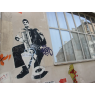 Paris street art à la butte-aux-cailles, Paris  