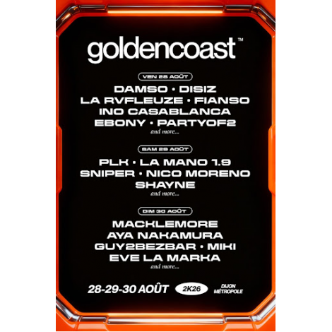 Golden Coast Festival - Pass samedi-dimanche,  Corcelles-les-Monts 