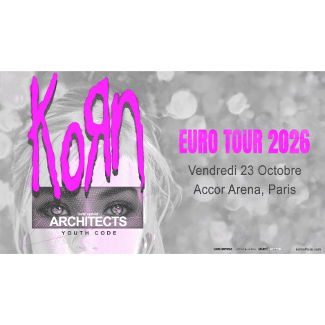 Korn - Euro tour 2026, Paris 