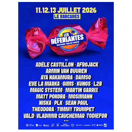 FESTIVAL LES DEFERLANTES - PASS LUNDI