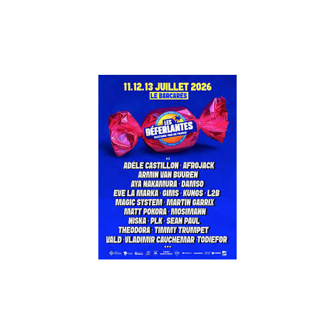 FESTIVAL LES DEFERLANTES - PASS LUNDI, Barcares 