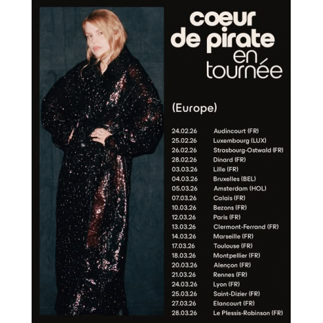 COEUR DE PIRATE, Forges Les Eaux 