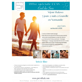 Prévithal : Séjour thalasso 3 jours/2 nuits à Granville, Donville-les-Bains 