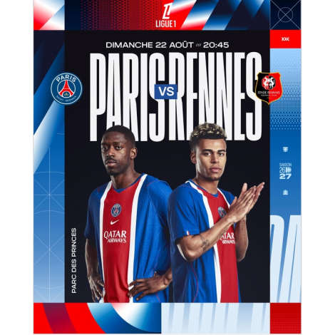 PSG - Rennes, Paris, le 28/08/2026