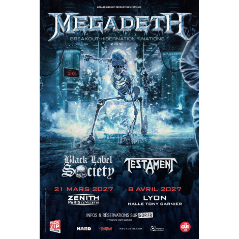 MEGADETH, Paris 