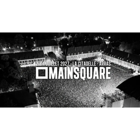 Festival  Main Square 2027, Arras, le 03/07/2026